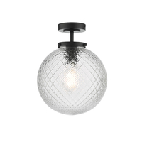 Dar Wayne Flush Light - Matt Black