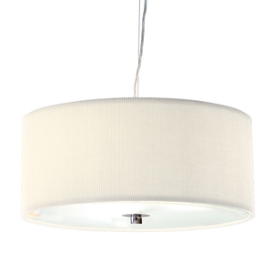 Dar Zaragoza 3 Light Ceiling Pendant Light - 600mm Cream