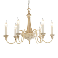 David Hunt Bailey 6 Light Chandelier Ceiling Light - Cream