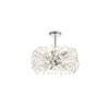 Delilah Semi-Flush Ceiling Light - Polished Chrome