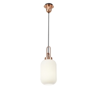 Dougie Ceiling Pendant Light - Matt Black