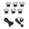 EasyFit 12v Garden Lights - Stowe LED Ground Light Kit - 6 Lights