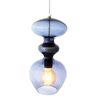 Ebb & Flow Futura Glass Ceiling Pendant Light - Deep Blue