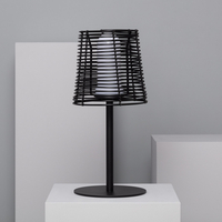 Edit Asha Outdoor LED Colour changing Table Lamp - Black