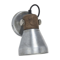 Edit Ashby Wall Spotlight with Plug - Silver