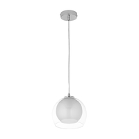 Edit Austell Glass Ceiling Pendant Light - White