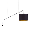 Edit Balance Ceiling Pendant Light with Plug - Black