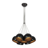Edit Ball 7 Light Cluster Ceiling Pendant - Black and Gold