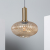 Edit Basile Glass Ceiling Pendant Light - Gold