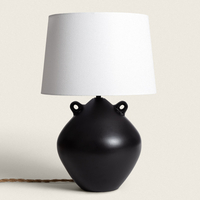 Edit Cafune Ceramic Table Lamp - Black