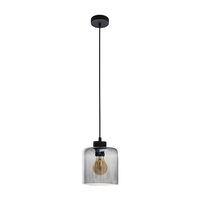 Edit Cask Glass Ceiling Pendant Light - Smoked