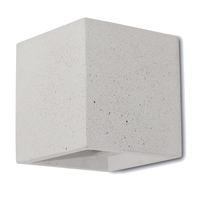 Edit Cast Up & Down Concrete Wall Light - White