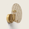 Edit Delly Wall Light with Plug - Gold