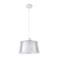 Edit Dusk Glass Ceiling Pendant Light - White