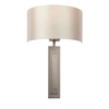 Edit Empire Flush Wall Light - Brushed Bronze & Mink