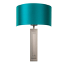 Edit Empire Flush Wall Light - Brushed Bronze & Teal