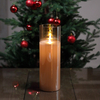 Edit Glow Battery Operated LED Glass Flame Candle - 300mm