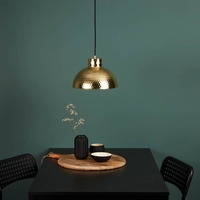 Edit Hammered Ceiling Pendant Light - Gold