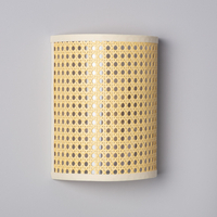 Edit Karibu Flush Wall Light - Rattan