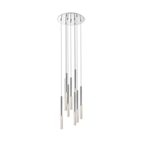 Edit Kensington 9 Light LED Cluster Ceiling Pendant - Chrome