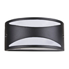 Edit Manhattan Outdoor Flush Wall Light - Black