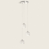 Edit Nuur 3 Light Cluster Ceiling Pendant - Silver