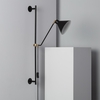 Edit Oga Adjustable Wall Light with Plug - Black