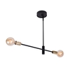 Edit Onyx 2 Light Bar Ceiling Pendant - Black & Gold