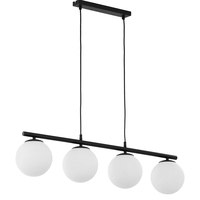 Edit Orb 4 Light Bar Ceiling Pendant Light - Black & White