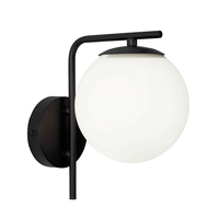 Edit Orb Wall Light - White & Black