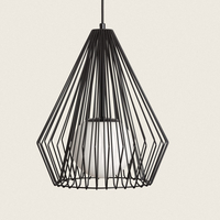 Edit Pentagon Ceiling Pendant Light - Black