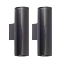 Edit Pimlico LED Outdoor Up & Down Wall Light - Anthracite - Pack of 2