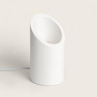 Edit Rise Plaster Uplighter Floor Lamp - White