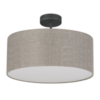 Edit Rondo LED Semi-Flush Ceiling Light - Grey