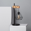 Edit Sardo Table Lamp - Black & Wood