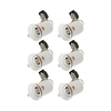 Edit Slimline Deep Recessed IP65 Fire Rated Fixed Downlight - Matt White - Pack of 6