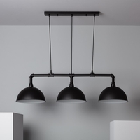 Edit Tuai 3 Light Bar Ceiling Pendant - Black