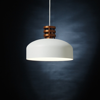 Edit Wawa Ceiling Light Pendant - White and Copper