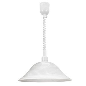 Eglo Alessandra Rise and Fall Ceiling Pendant - White