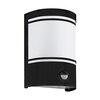 Eglo Cerno Outdoor Flush Wall Light with PIR Sensor - Black