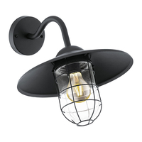 Eglo Melgoa Outdoor Wall Light - Black