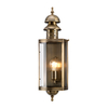 Elstead Downing Street Half Lantern Outdoor Wall Light - Aged Brass