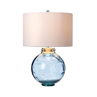 Elstead Kara Glass Table Lamp - Blue
