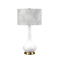 Elstead Milo Ceramic Table Lamp - Blue