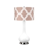 Elstead Milo Ceramic Table Lamp - Pink