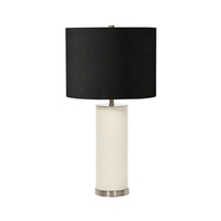 Elstead Ripple Table Lamp - White