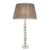 Endon Adelie Crystal Table Lamp - Base Only - Bright Nickel & Green