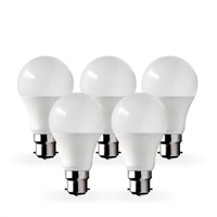 Envirolight 10W Warm White LED GLS Bulb - Bayonet Cap - Pack of 5