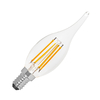 Envirolight 4W Warm White Dimmable 470lm LED Decorative Filament Bent Tip Candle Bulb - Small Screw Cap