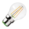 Envirolight 4W Warm White LED Decorative Filament Golf Ball Bulb - Bayonet Cap